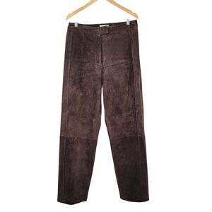 Vintage Brown Suede Leather Pants By Chadwick's